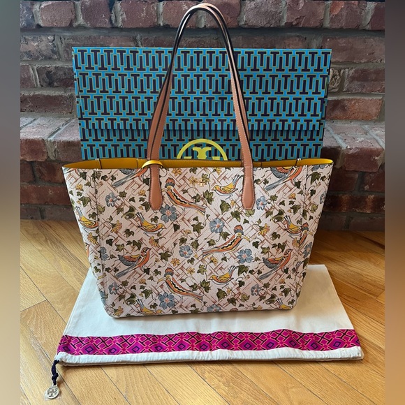 Tory Burch Multicolor Printed Blake Tote Bag - Picture 4 of 14